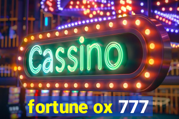 fortune ox 777